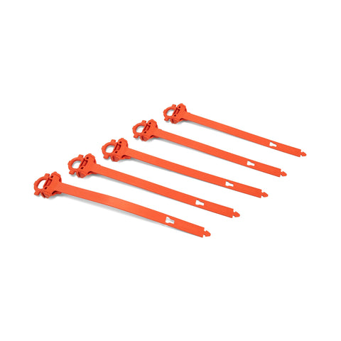 Five GrippTie Tool Connector Bands Five GrippTie Tool Connector Bands