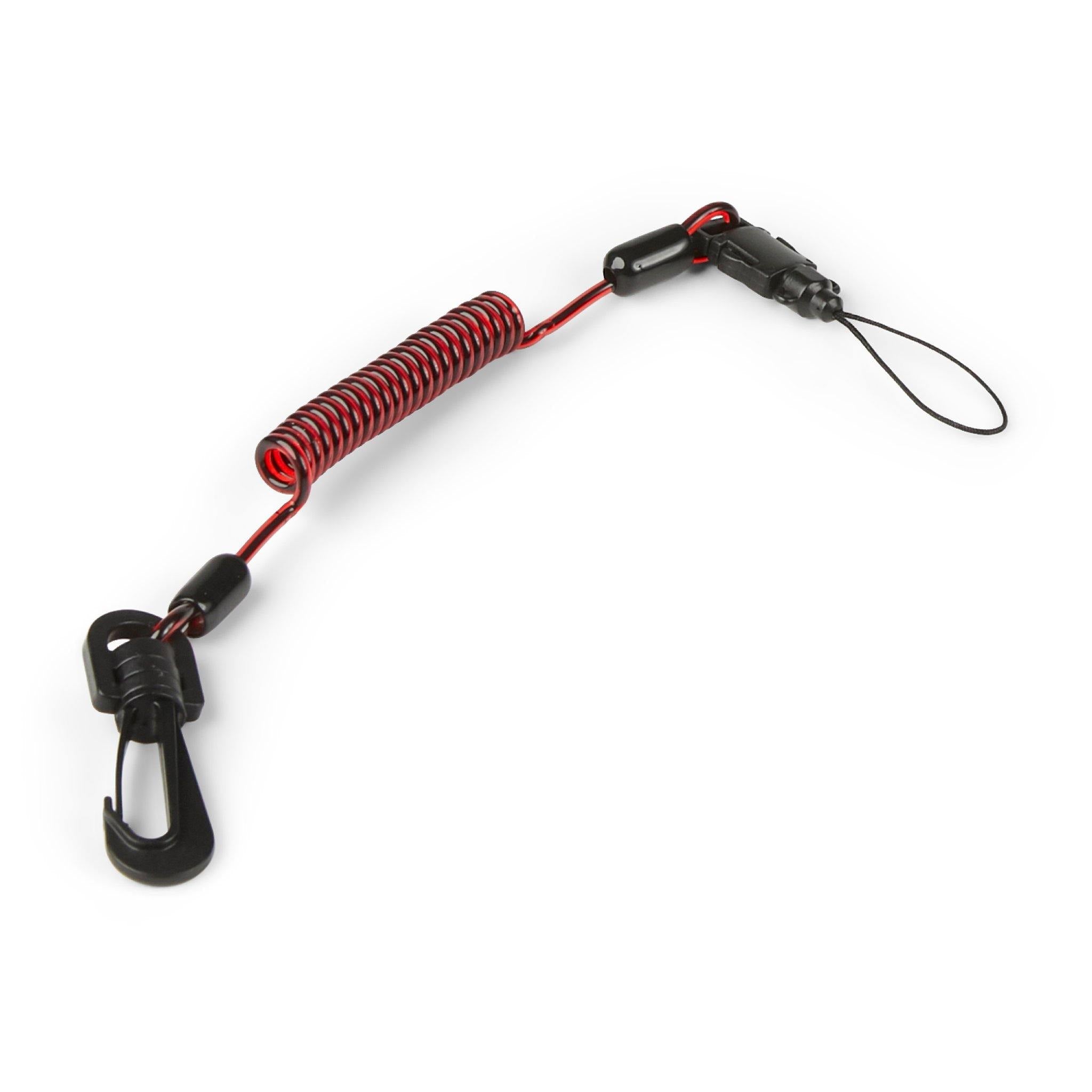 Coil E-Tether With Poly Clip (Non-Conductive) - GRIPPS Global Coil E-Tether With Poly Clip (Non-Conductive) - GRIPPS Global