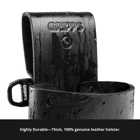 Leather Retractable Tape Measure Holster