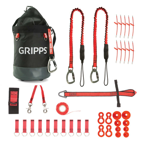 Kit de sujeción de 10 herramientas con bolsa Bull