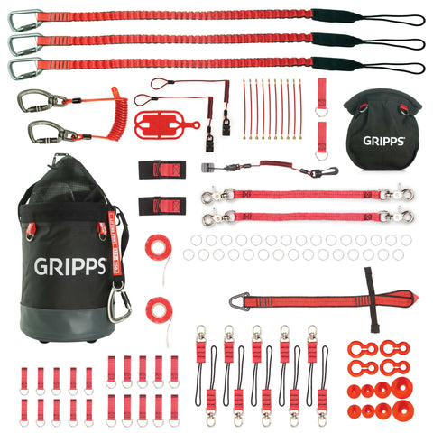 GRIPPS 40-Tool Tether Kit with Bull Bag and Bolt-Safe Pouch SKU H01403