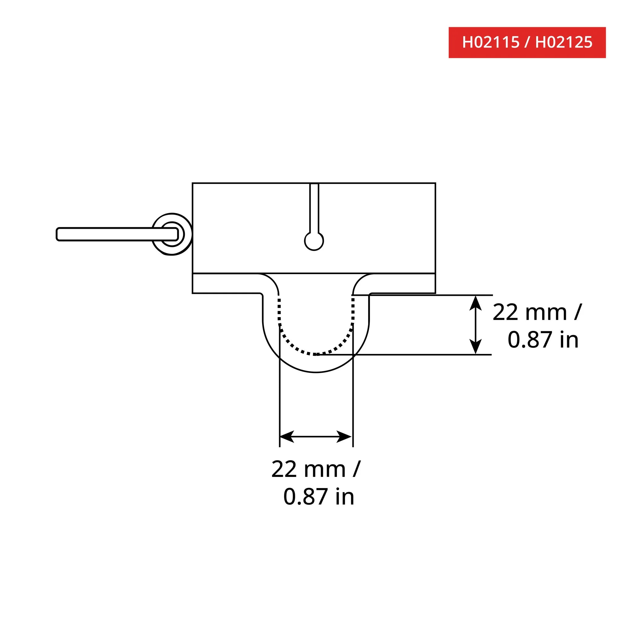 H02115 - H02125 - Technical Drawing 