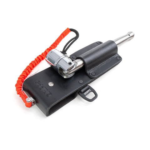 Leather Retractable Scaffold Key Holster