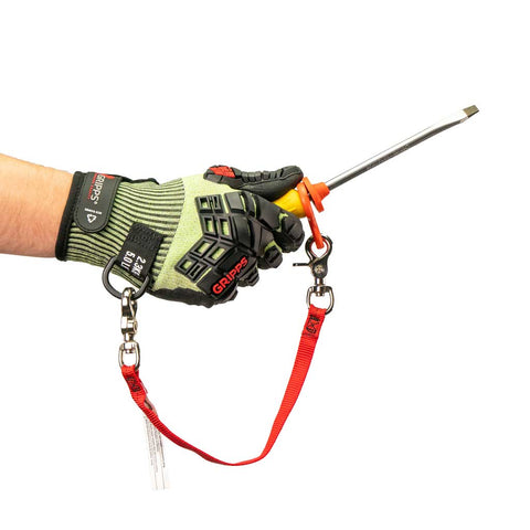 Little Gripper Kit with glove and tether for tool tethering hand tools