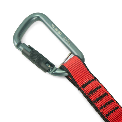 Bungee Tether Dual-Action Carabiner - 7kg / 15lb