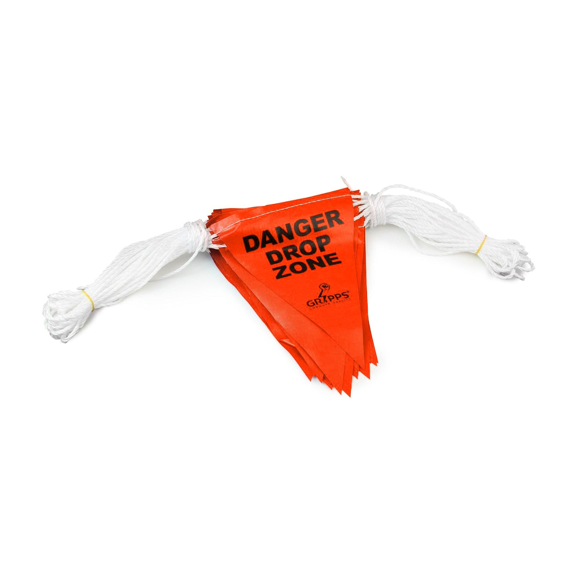 GRIPPS Bunting Safety Flags on Rope - Orange - HS-E0200