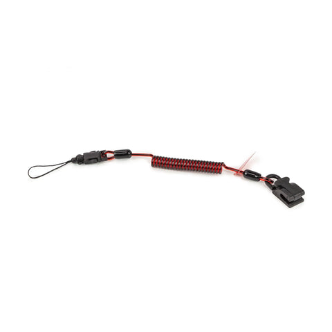 Coil E-Tether With Poly Clamp (Non-Conductive) - 1.1lb (10 Pack)