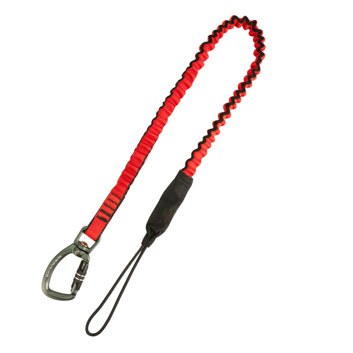 Bungee Tether Dual-Action Swivel Carabiner - 7kg / 15lb (Each / 10 Pack)