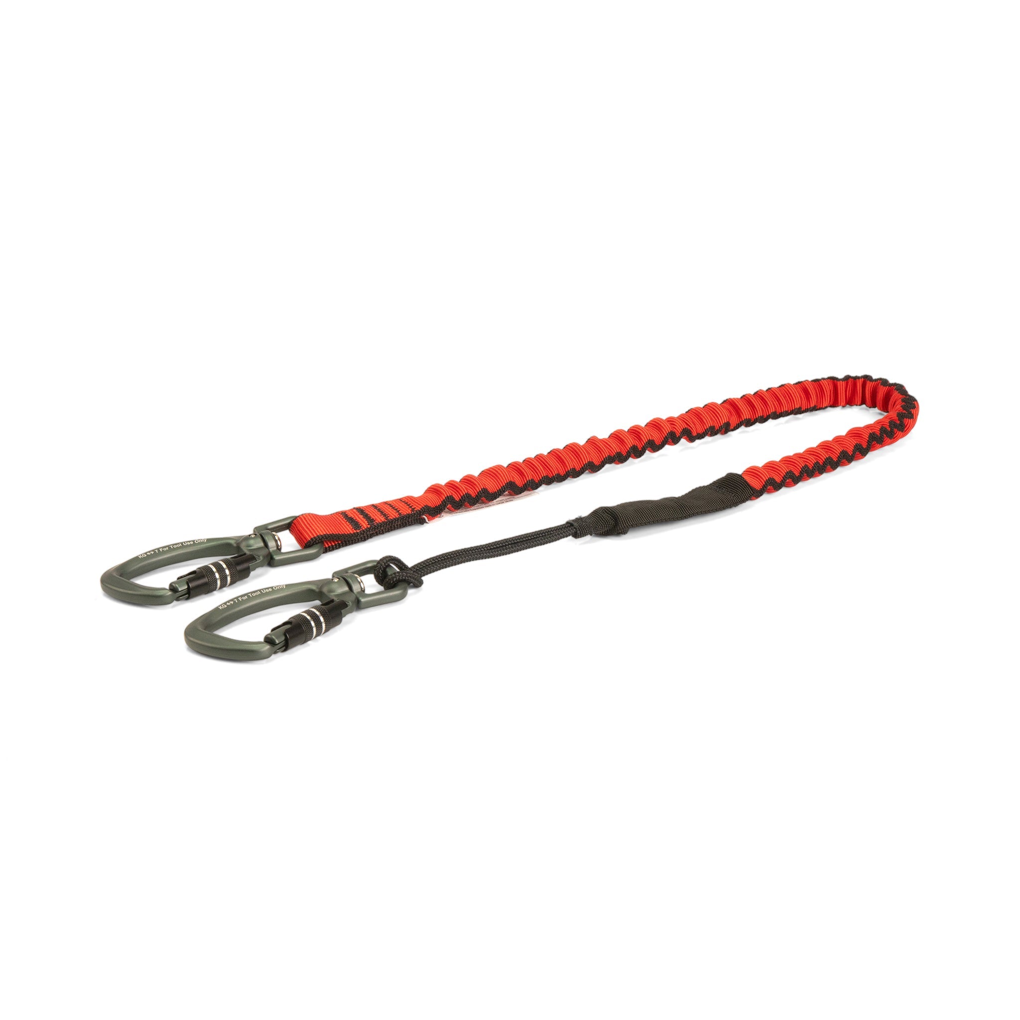 GRIPPS® Bungee Tether Two Dual-Action Swivel Carabiners - 7.0kg / 15lb
