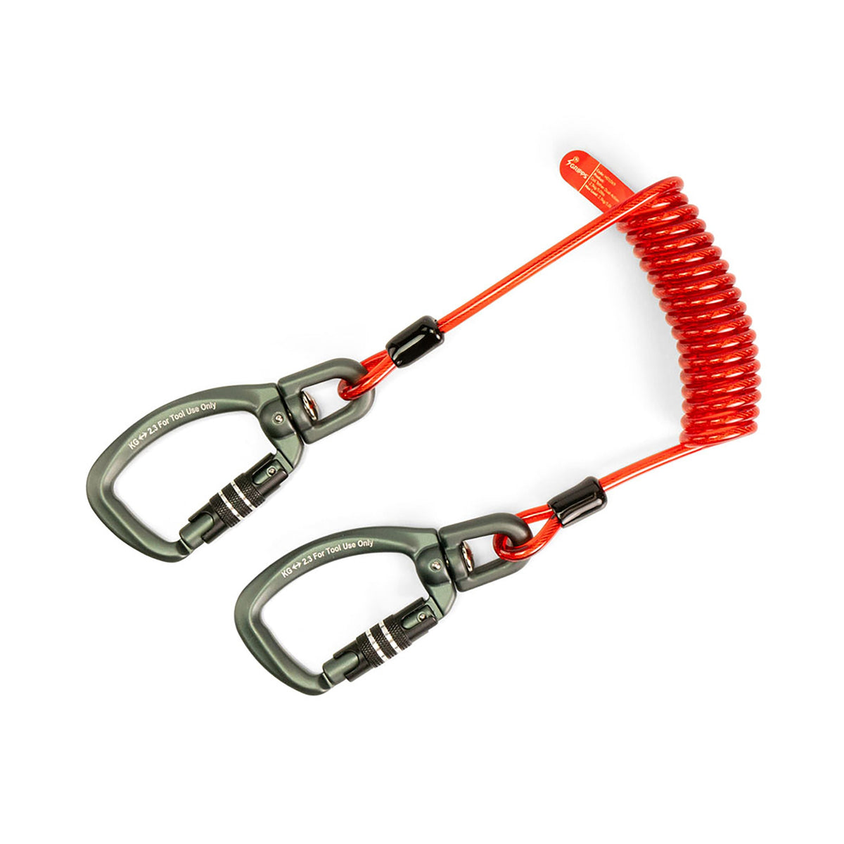 Coil Tether Dual-Action - 2.3kg / 5lb (Each / 5 Pack)